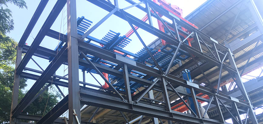 北京首鋼云街式停車樓